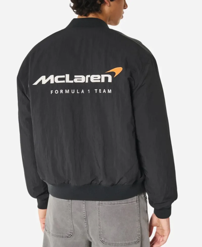Hollister McLaren Black Jacket  Sleek & Sporty Look